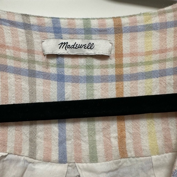 Madewell Striped Maxi Dress in Cream and Blue - Picture 4 of 4